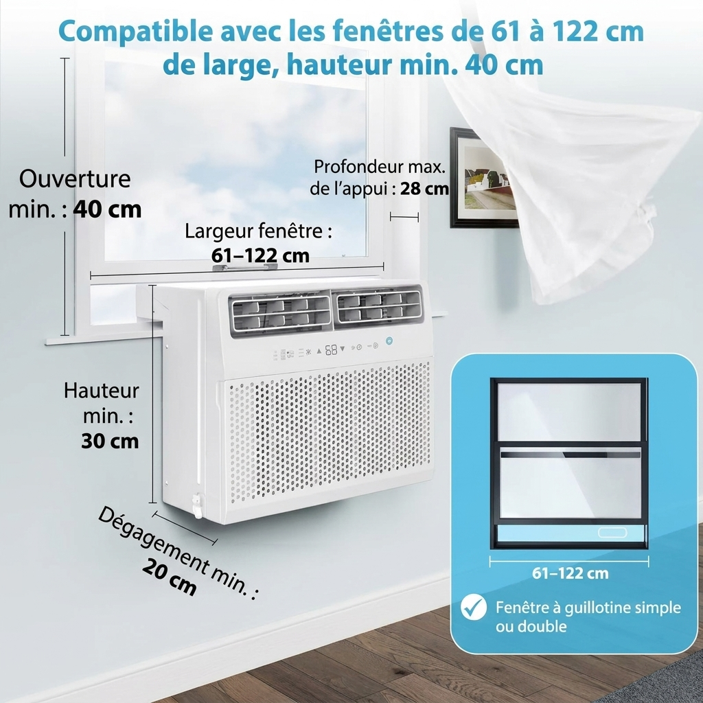 Climatiseur de Fenêtre FOELIA Révolution