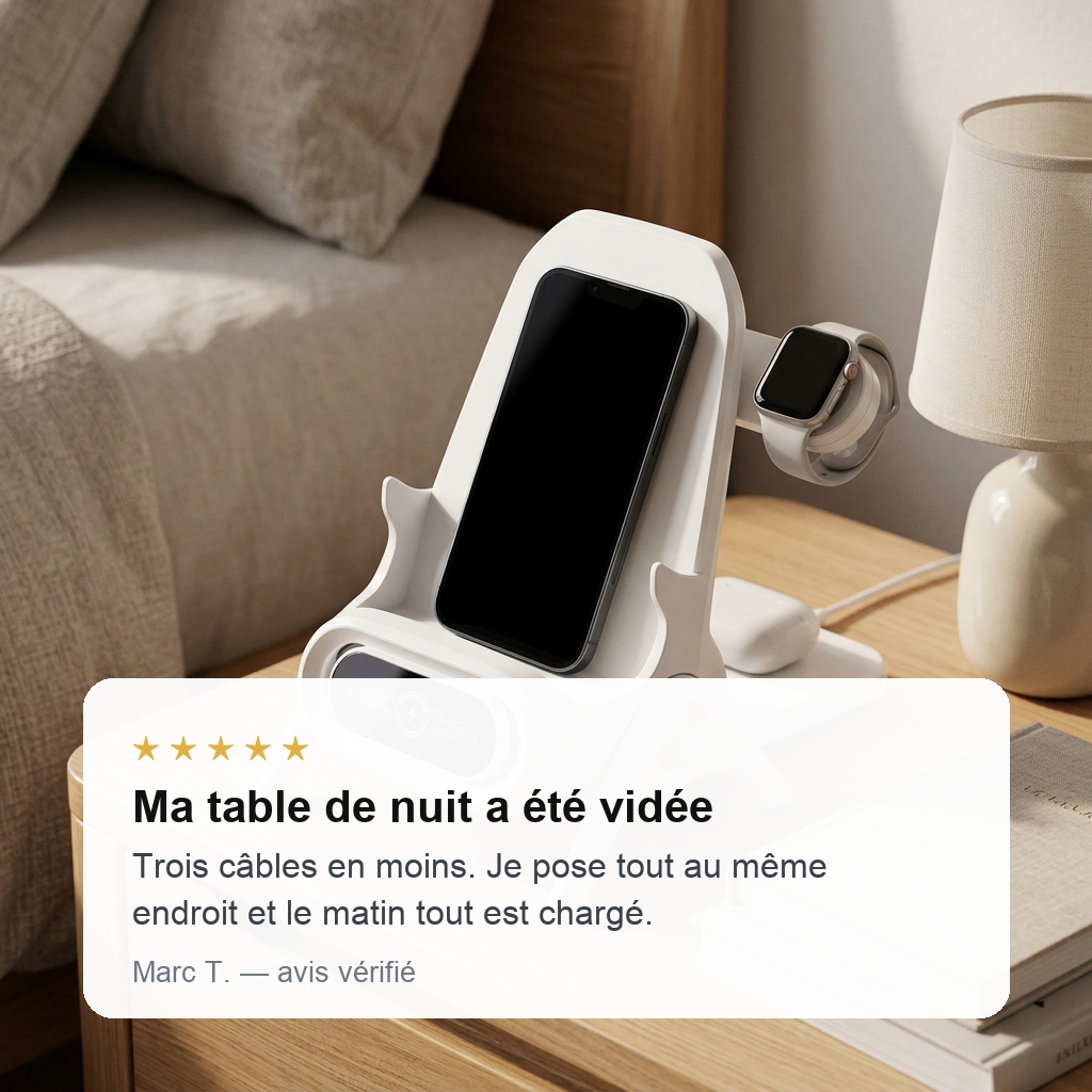 Support Sans Fil 3-en-1 Pro FOELIA