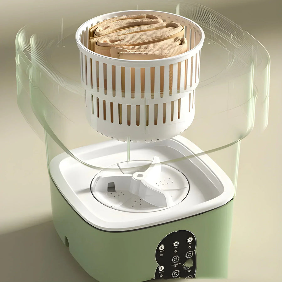 CompactWash — Mini Machine à Laver Portable 6,5 L