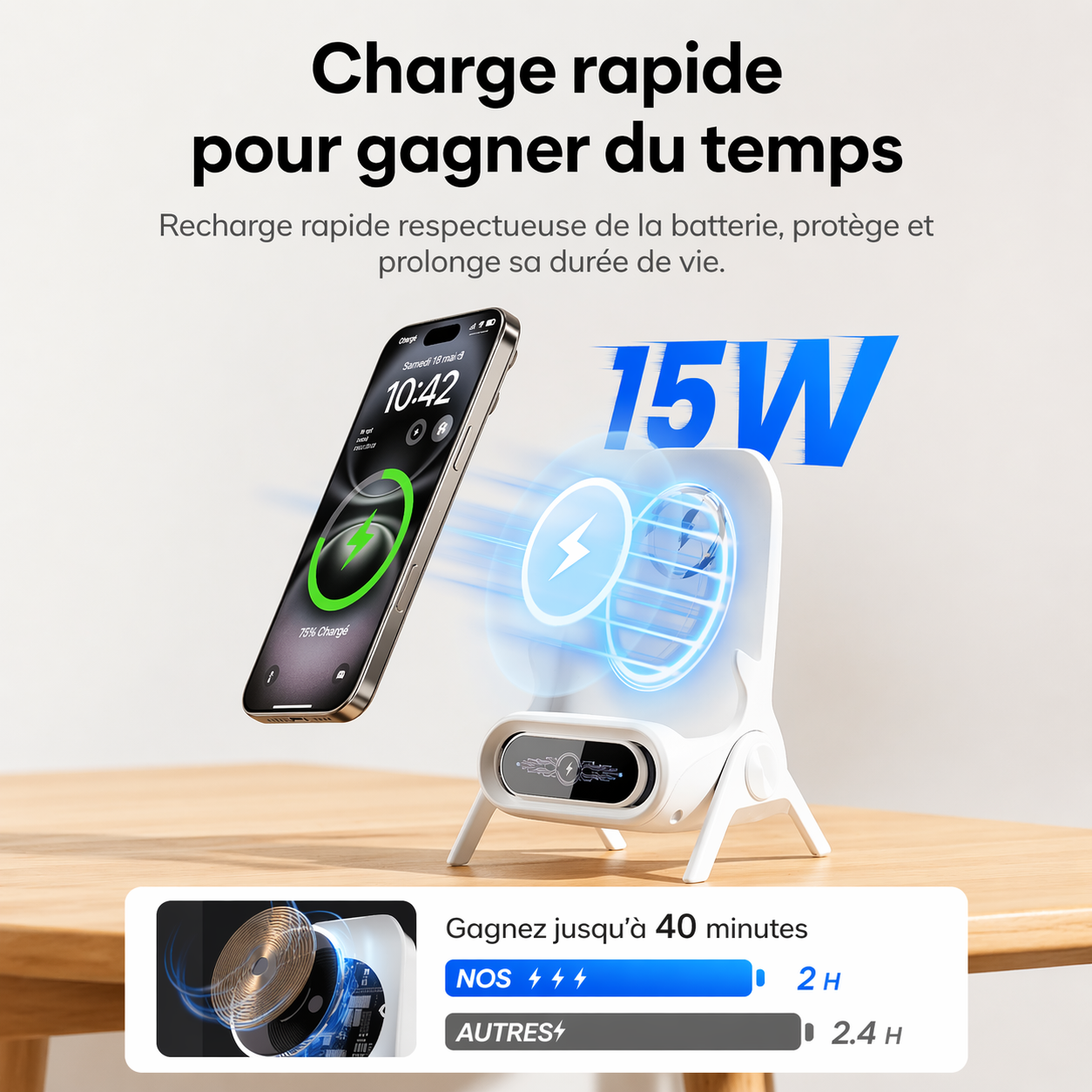 Support Sans Fil 3-en-1 Pro FOELIA