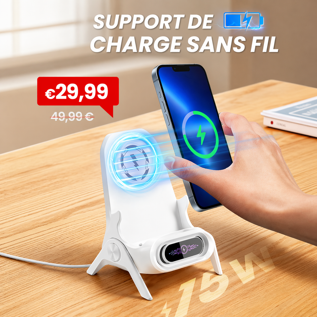 Support Sans Fil 3-en-1 Pro FOELIA