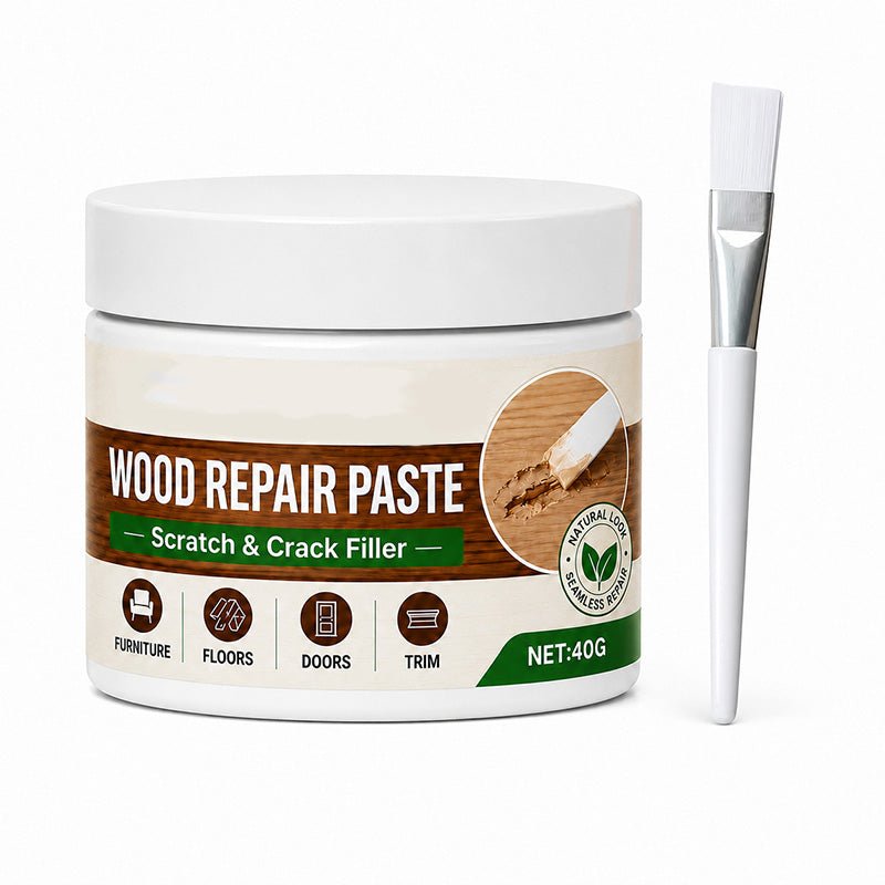 Pâte de réparation du bois — rayures et fissures, 40 g