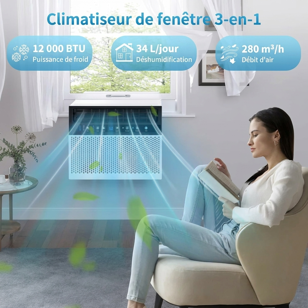 Climatiseur de Fenêtre FOELIA Révolution