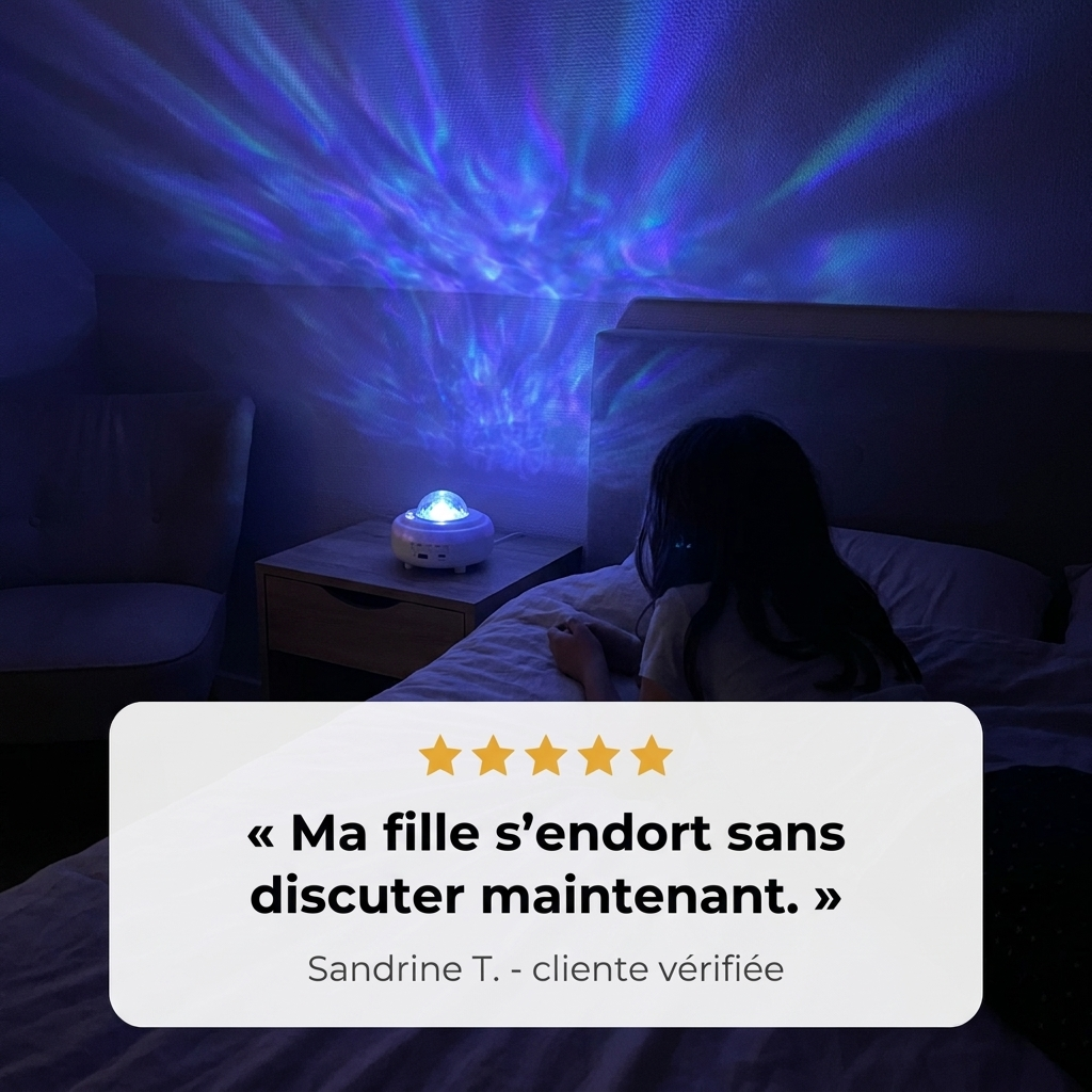AuroraSky Pro 360° – Projecteur d'Aurores Boréales Connecté
