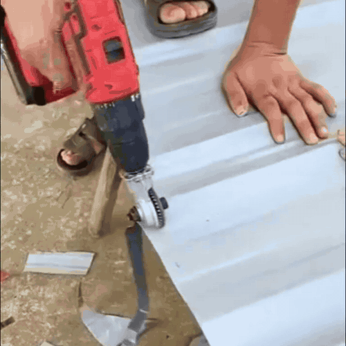CortaMétal™ – Grignoteuse de Tôle pour Perceuse