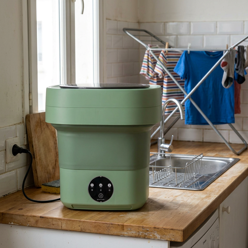 CompactWash — Mini Machine à Laver Portable 6,5 L