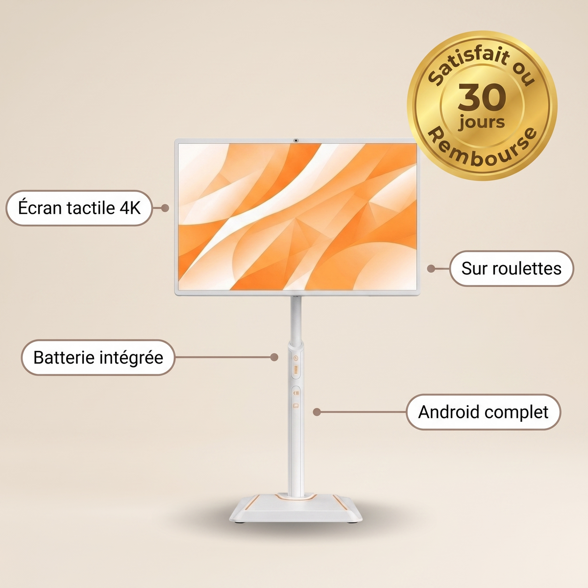 NovaScreen 32 — Écran Tactile Intelligent Portable 4K