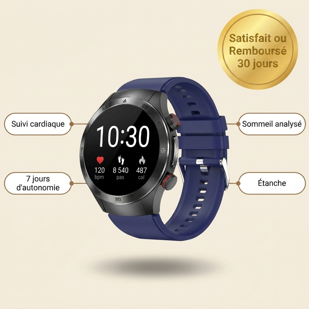 Montre Connectée VitaPulse Santé & Fitness
