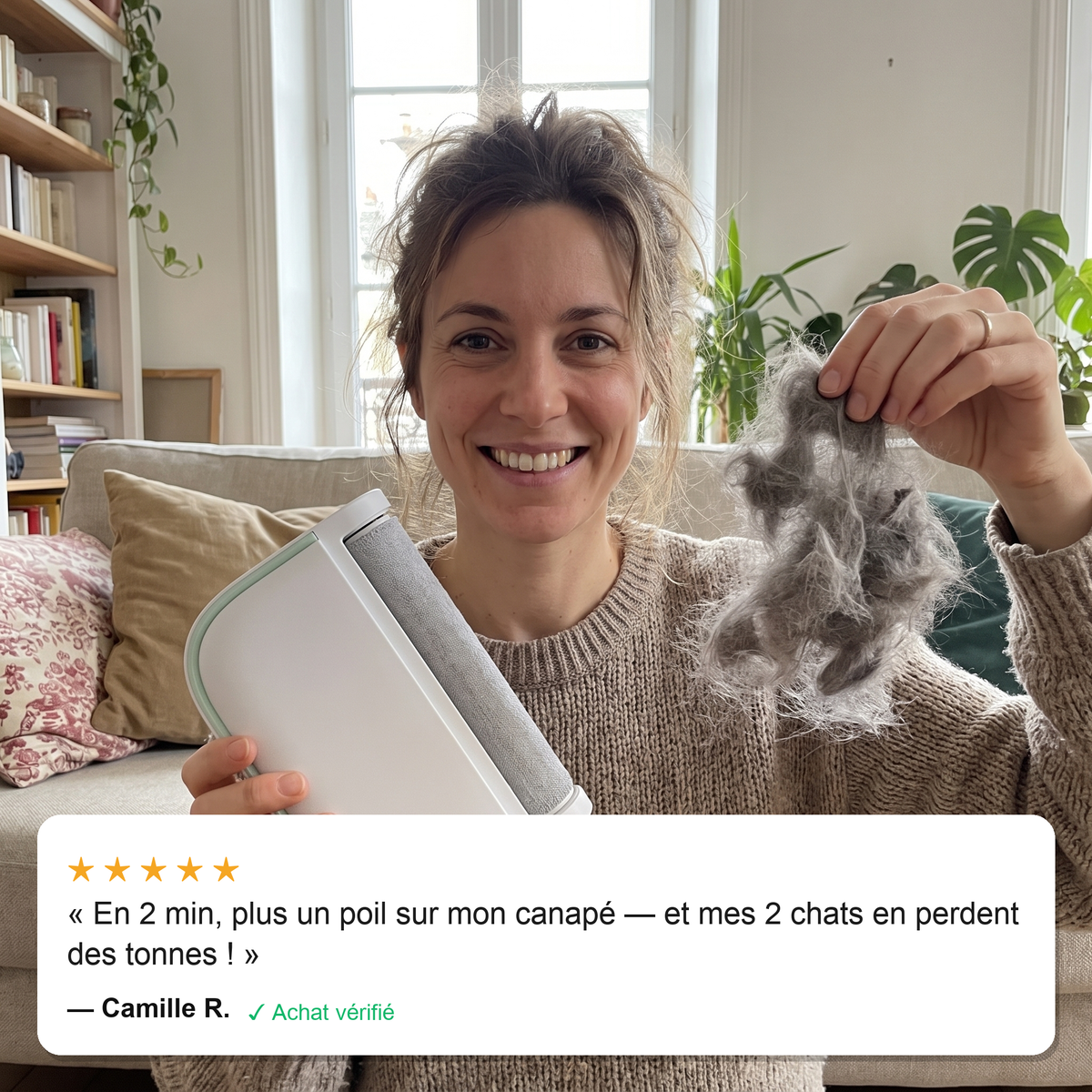 Avis client PoilZéro — Camille R.