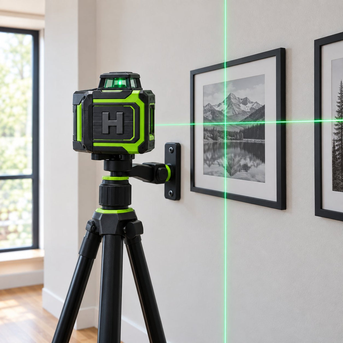 Niveau laser 4D auto-nivelant, 16 lignes vertes